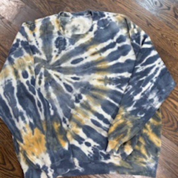 Oversized sweatshirt tie-dye - gorgeous palette sz M/L - Picture 2 of 2